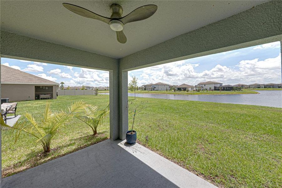 Exterior details and patio area of a home in Berry Bay, Wimauma (Image 28).