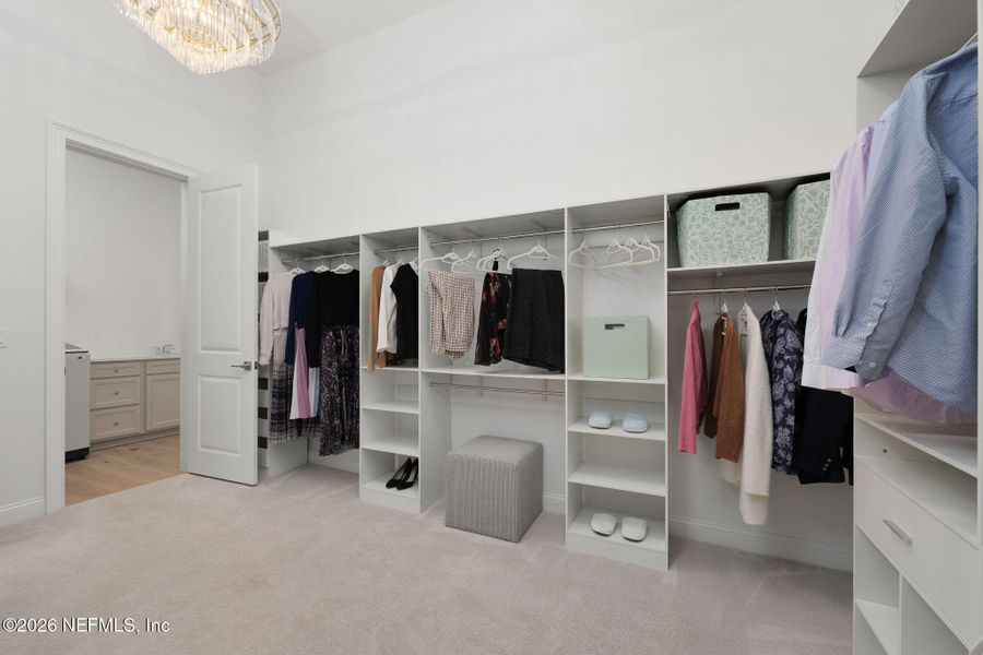 Furnished interior view inside a new home in Nocatee, Ponte Vedra (Image 42). Furnished interior view inside a new home in Nocatee, Ponte Vedra (Image 42).