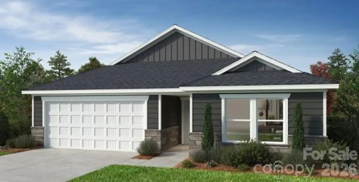 Rendering of front elevation - please confirm selections with onsite Sales Counselors Rendering of front elevation - please confirm selections with onsite Sales Counselors