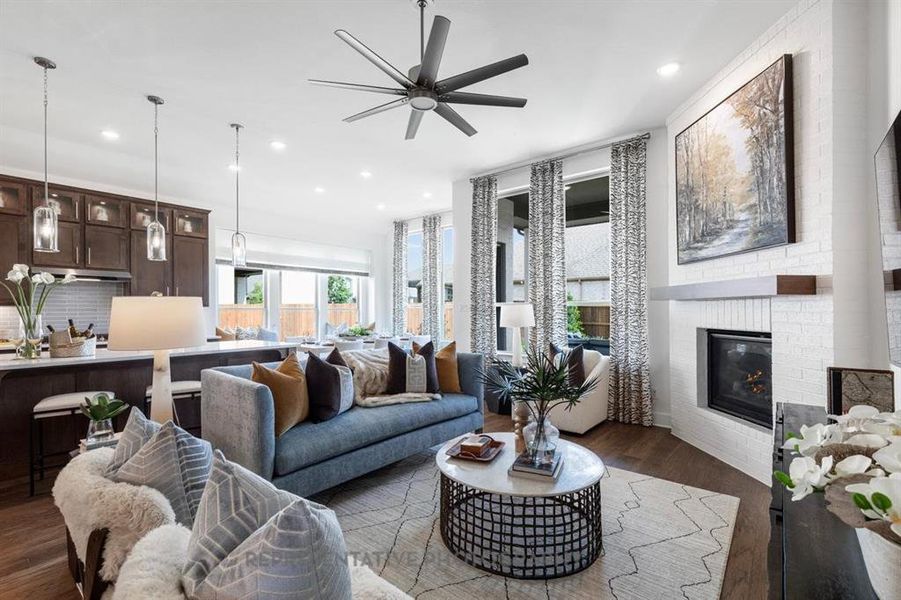 Furnished interior view inside a new home in Devonshire, Forney (Image 23).