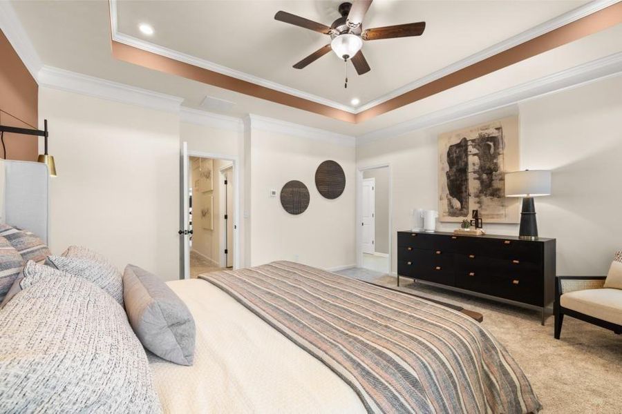 Furnished interior view inside a new home in Franklin Manor, Lawrenceville (Image 22).