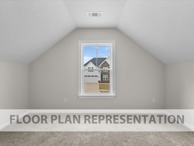 Dublin II Floor Plan Representation | Secondary Bedroom