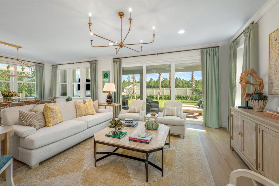 Representative furnished interior of a home built from the Liberty by Riverside Homes in Mariposa at EverRange, Jacksonville (Image 31).