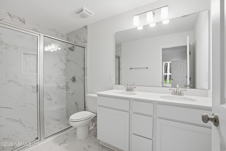 Furnished interior view inside a new home in , Jacksonville (Image 11).