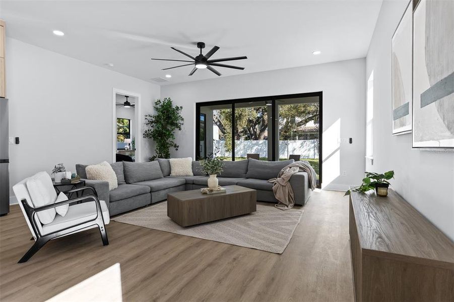 Furnished interior view inside a new home in , Tampa (Image 6).