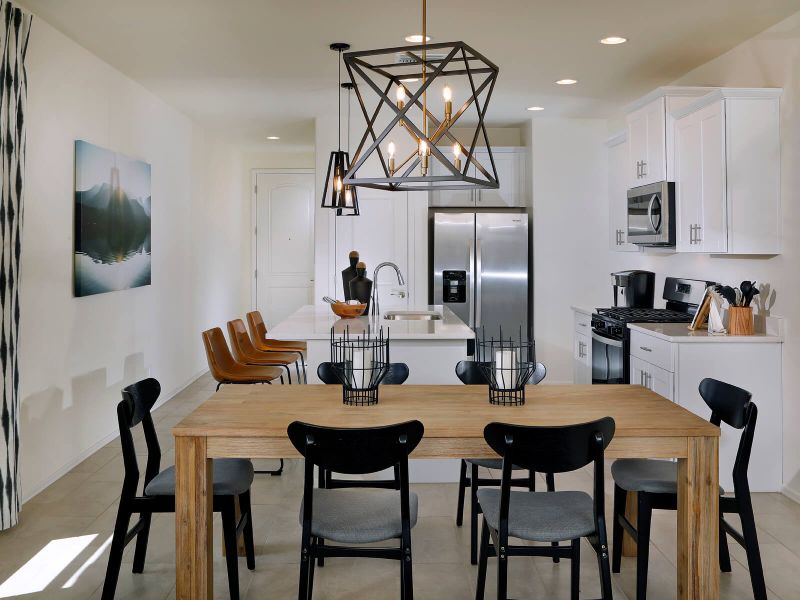 Furnished interior view inside a new home in Las Patrias at Star Valley Phase III - Signature Series, Tucson (Image 5).