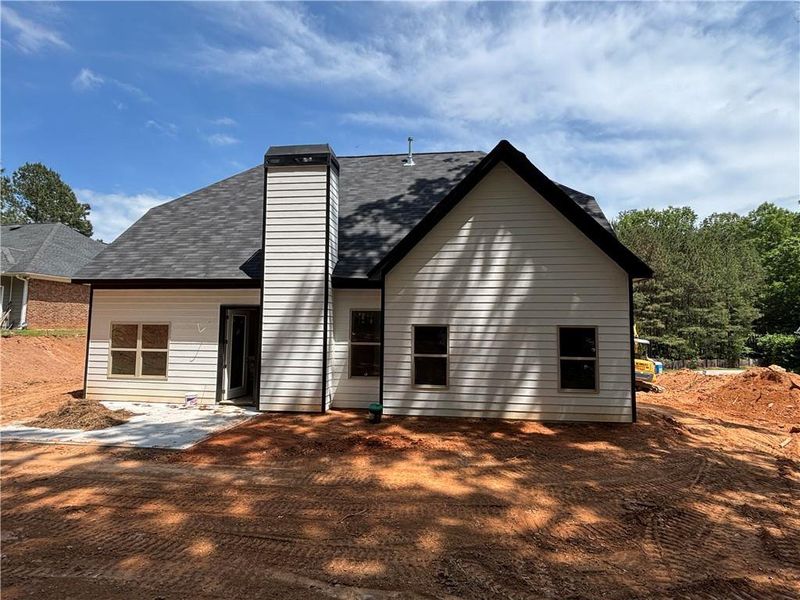 In-progress construction of a new home in , Douglasville, GA (Image 5).