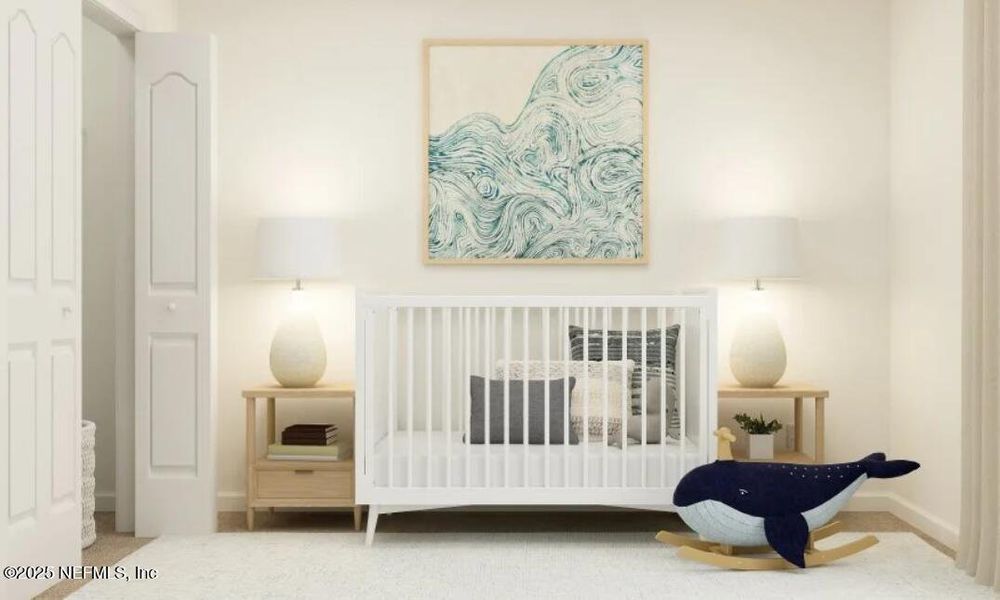 Furnished interior view inside a new home in Silver Meadows at SilverLeaf: Silver Meadows 50s, St. Augustine (Image 13).