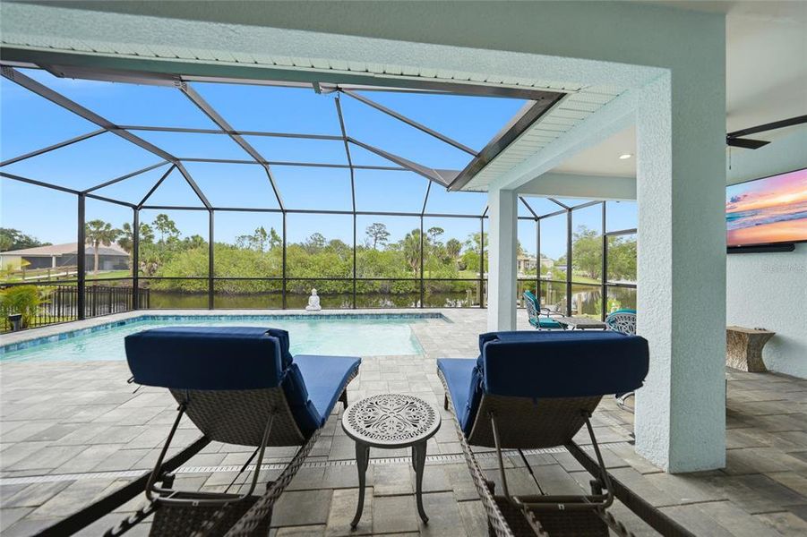 Exterior details and patio area of a home in , Port Charlotte (Image 22). Exterior details and patio area of a home in , Port Charlotte (Image 22).