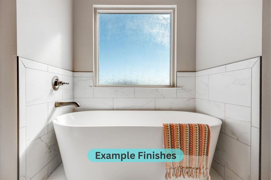 Furnished interior view inside a new home in , Canyon (Image 7).