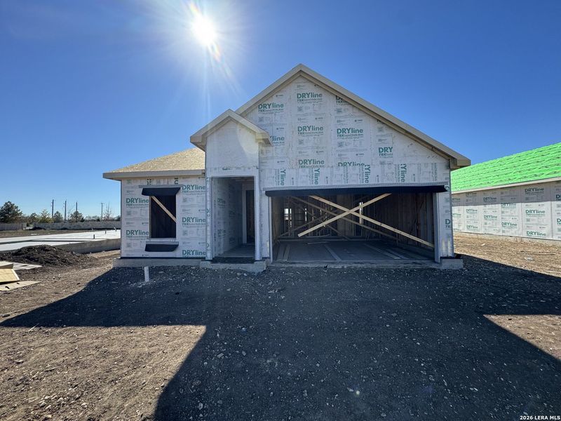 In-progress construction of a new home in Enclave at Hennersby Hollow 50's, San Antonio, TX (Image 11).