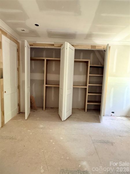 Upper Bedroom Closet 4-3-26