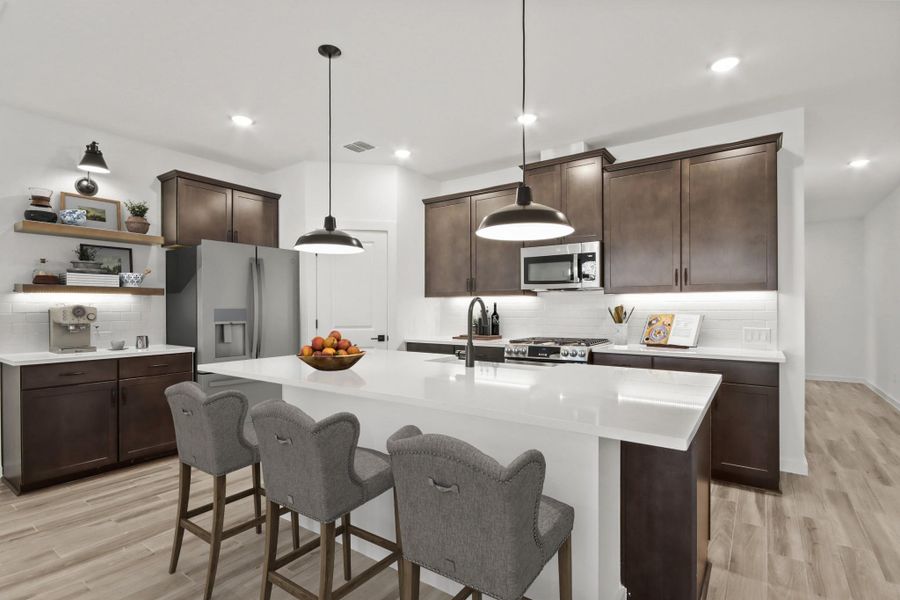 Gourmet island kitchen (*Photo not of actual home and used for illustration purposes only.)