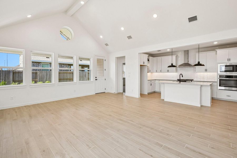 Spacious living area
