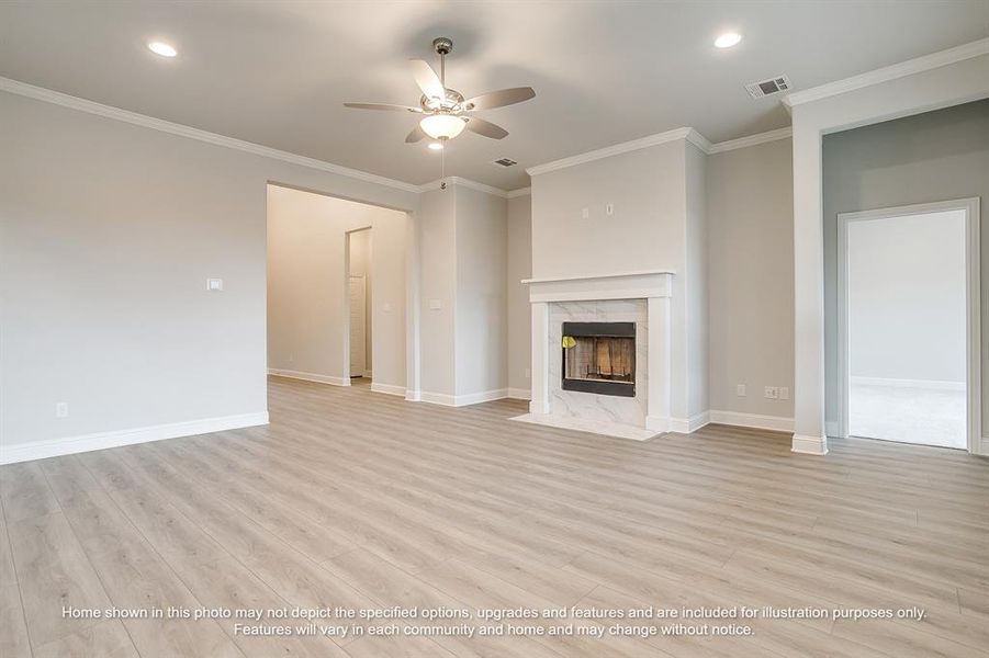 Spacious, unfurnished interior of a new home in Bull Hide Estates, Hewitt (Image 21). Spacious, unfurnished interior of a new home in Bull Hide Estates, Hewitt (Image 21).