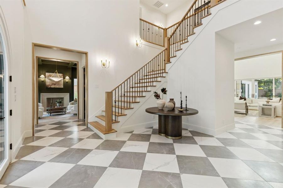 Furnished interior view inside a new home in , Dallas (Image 12). Furnished interior view inside a new home in , Dallas (Image 12).