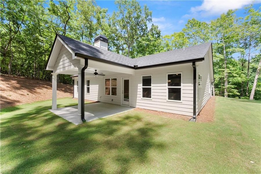 Exterior details and patio area of a home in , Martin (Image 4). Exterior details and patio area of a home in , Martin (Image 4).