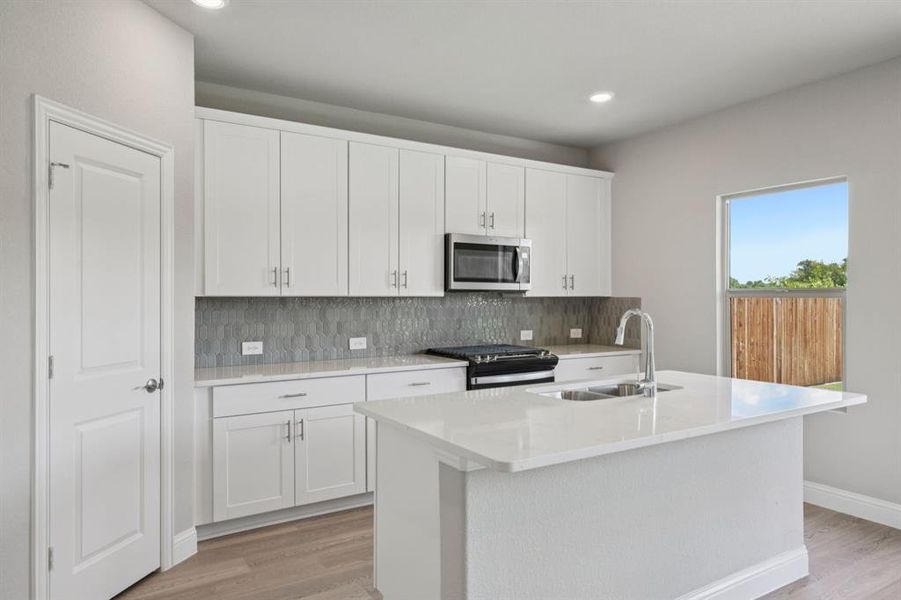 Photo is not of the actual home, but is an inspirational photo of builder’s model home and may depict options, furnishings, and/or decorator features that are not included.