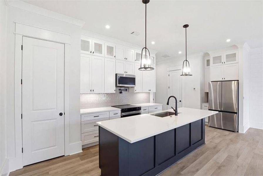 Furnished interior view inside a new home in , Braselton (Image 3).