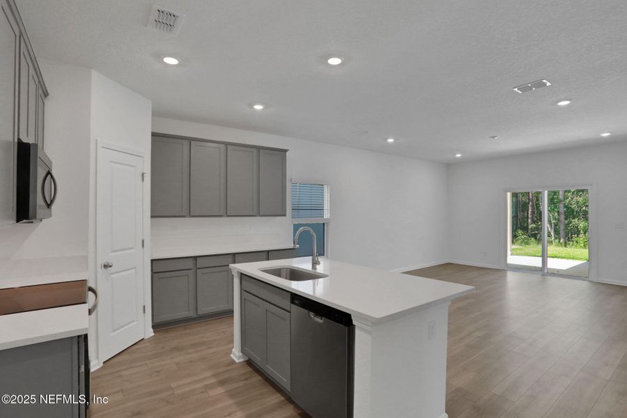 Furnished interior view inside a new home in Bellbrooke, Jacksonville (Image 3). Furnished interior view inside a new home in Bellbrooke, Jacksonville (Image 3).