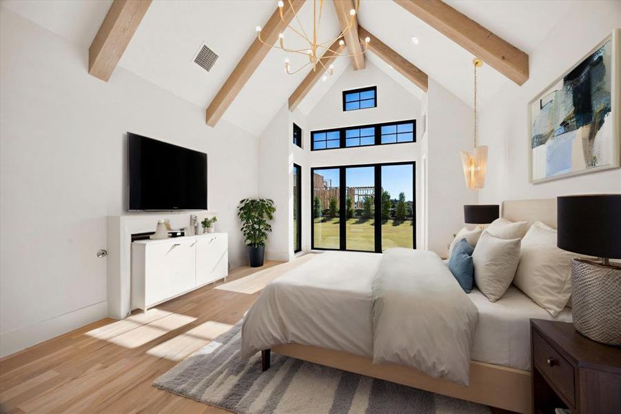 Furnished interior view inside a new home in , Heath (Image 8).