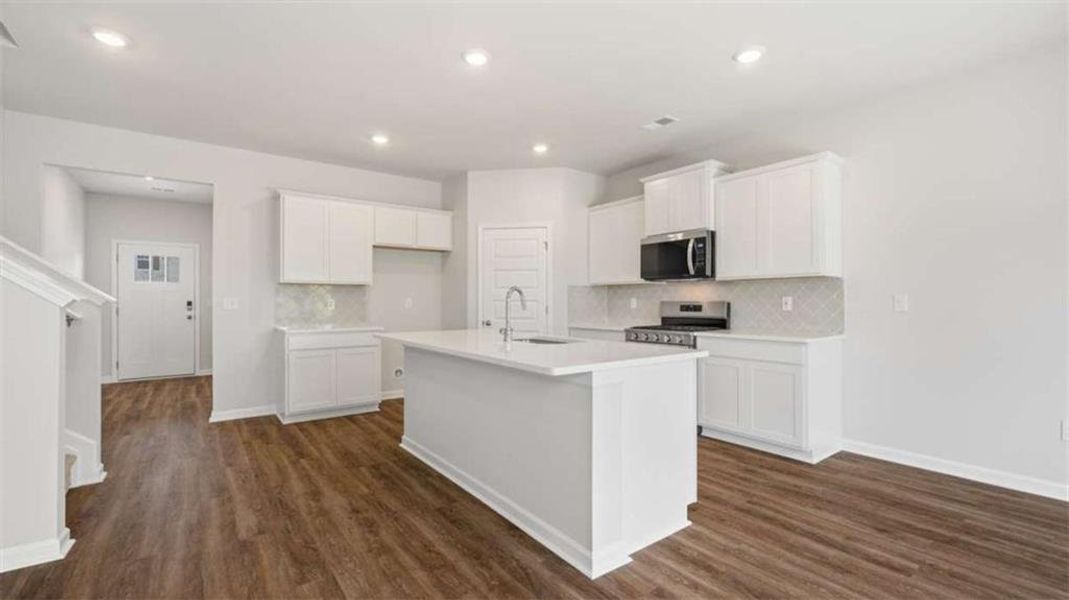 Furnished interior view inside a new home in Brooks Station, Dacula (Image 6).