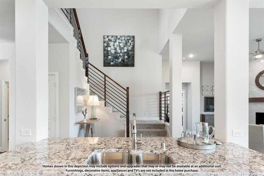 Furnished interior view inside a new home in Silo Mills, Joshua (Image 23).