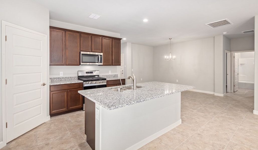 Furnished interior view inside a new home in Sycamore Vista, Vail (Image 11).