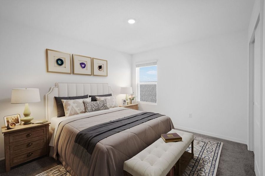 Furnished interior view inside a new home in Waterstone, Groveland (Image 26).