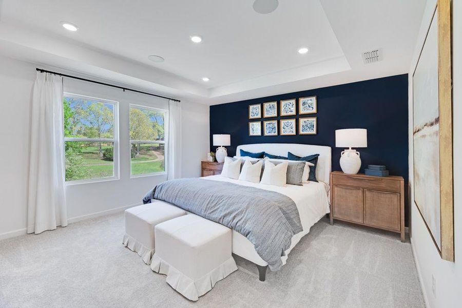 Furnished interior view inside a new home in Falls Creek, Flowery Branch (Image 18). Furnished interior view inside a new home in Falls Creek, Flowery Branch (Image 18).