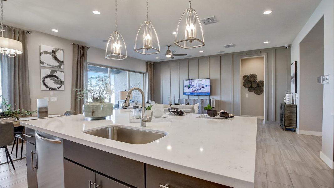 Furnished interior view inside a new home in Mirada Crossing, Goodyear (Image 6).