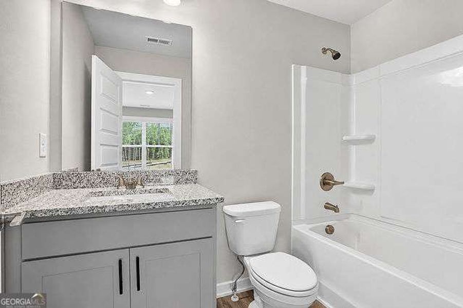 Furnished interior view inside a new home in Killian Manor at The Adares, Adairsville (Image 10).