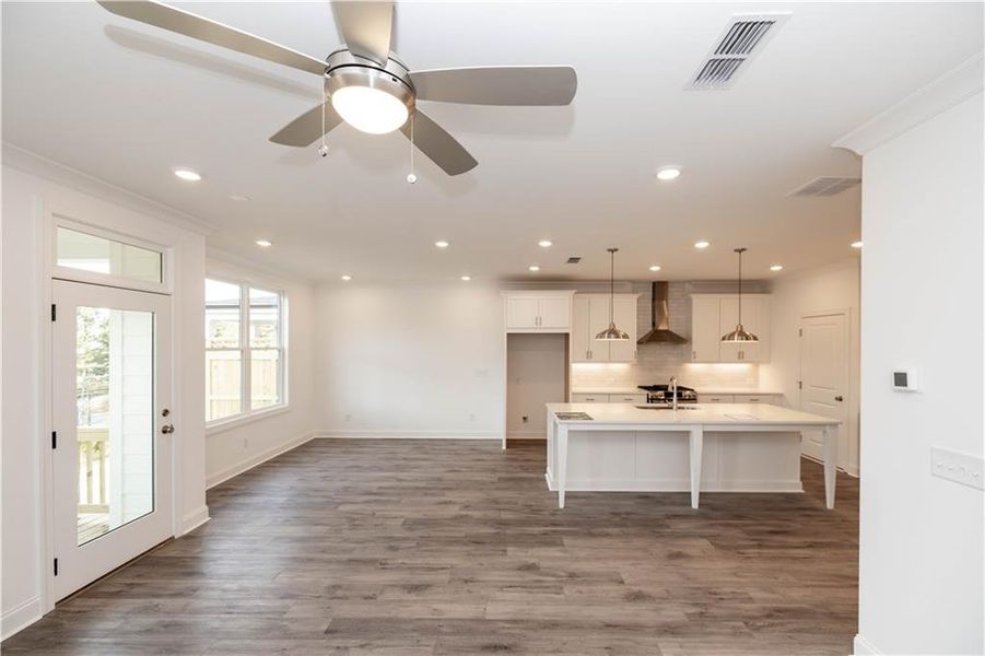 Spacious, unfurnished interior of a new home in Millcroft Townhomes, Buford (Image 32).