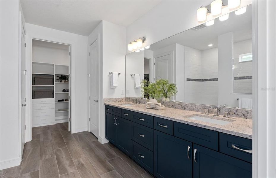 Furnished interior view inside a new home in Del Webb Sunbridge, St. Cloud (Image 25).