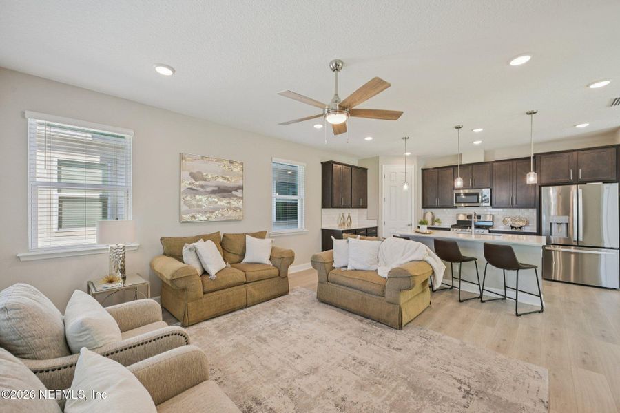 Furnished interior view inside a new home in , St. Augustine (Image 22).