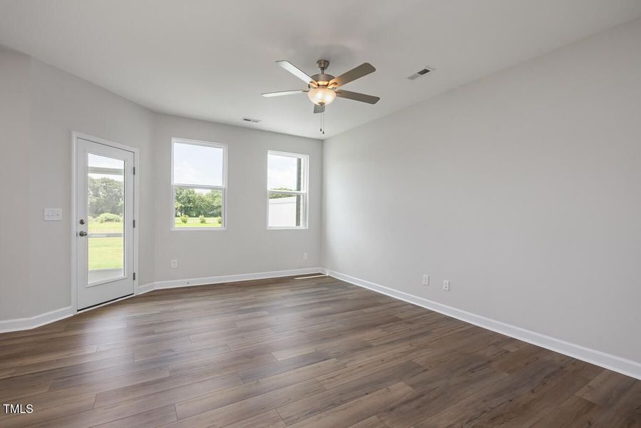 Spacious, unfurnished interior of a new home in Springvale, Fuquay Varina (Image 73).