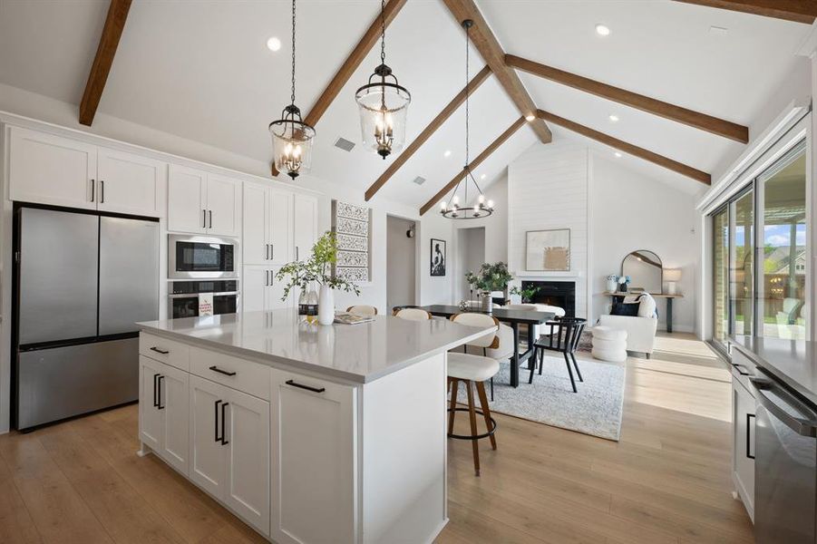 Furnished interior view inside a new home in , Van Alstyne (Image 12).