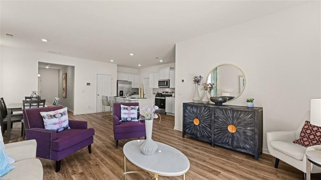 Furnished interior view inside a new home in Shoal Creek, Hampton (Image 10).