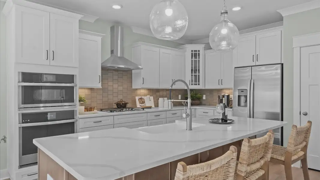 Furnished interior view inside a new home in Creeks at Midway, Anderson (Image 5).