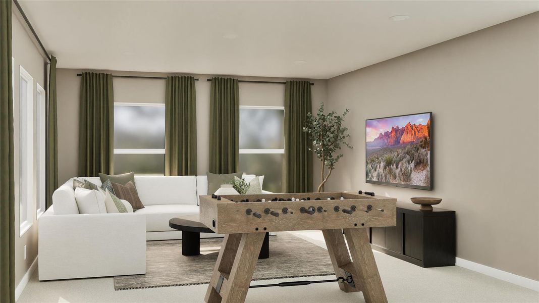 Furnished interior view inside a new home in Cotton Brook, Hutto (Image 17).