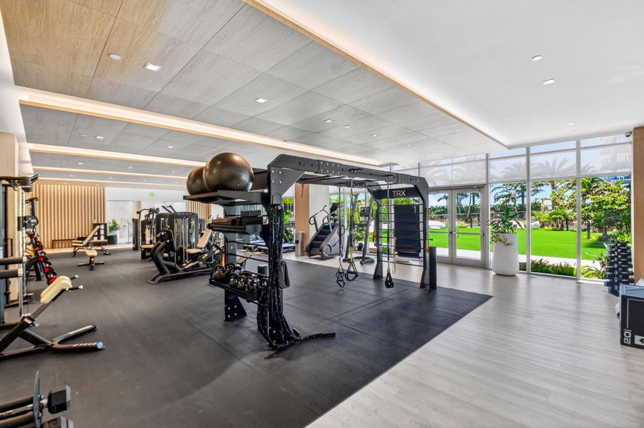 Amenities sixth floor fitness center