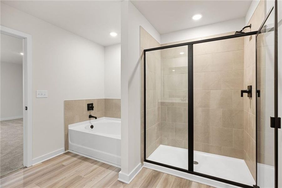 Furnished interior view inside a new home in Reserve at Gum Springs, Jefferson (Image 11).