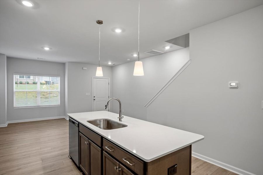 Furnished interior view inside a new home in Renaissance at White Oak, Garner (Image 10).