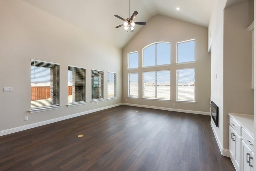 Representative unfurnished interior of a home built from the Richmond by Chesmar Homes in Sienna Lakes, San Antonio (Image 7). Representative unfurnished interior of a home built from the Richmond by Chesmar Homes in Sienna Lakes, San Antonio (Image 7).