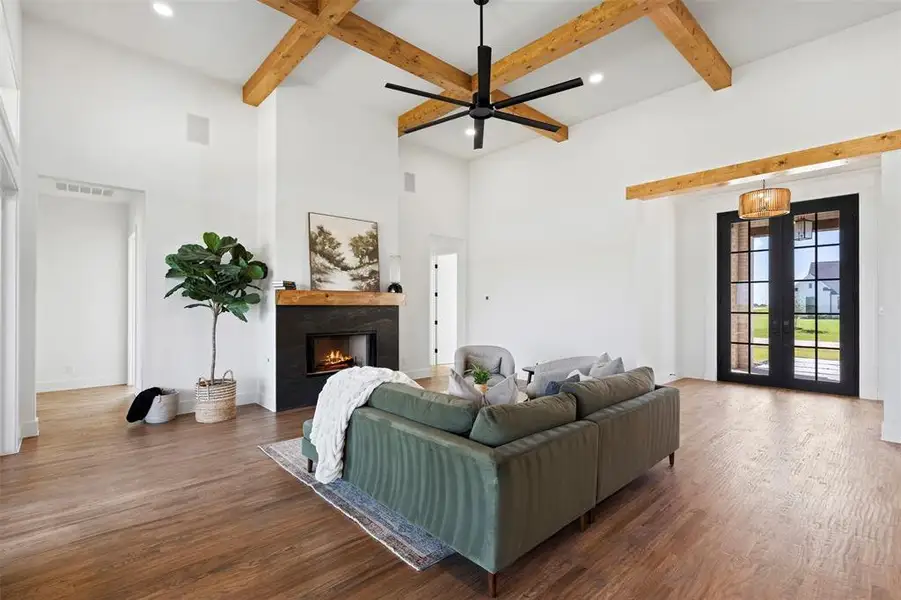Furnished interior view inside a new home in , Maypearl (Image 4).