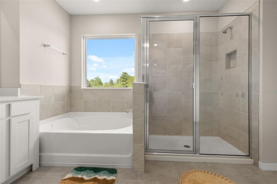 Furnished interior view inside a new home in Deerbrook, Land O' Lakes (Image 15).
