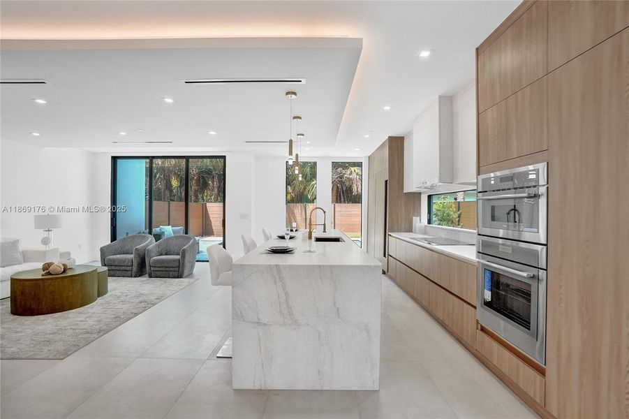 Furnished interior view inside a new home in , Fort Lauderdale (Image 4). Furnished interior view inside a new home in , Fort Lauderdale (Image 4).