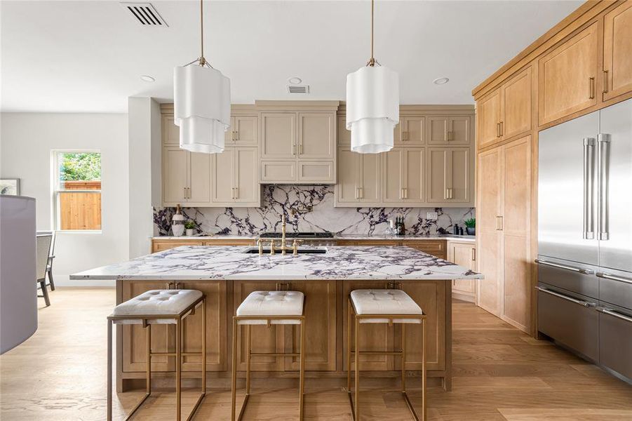 Furnished interior view inside a new home in , Dallas (Image 13).