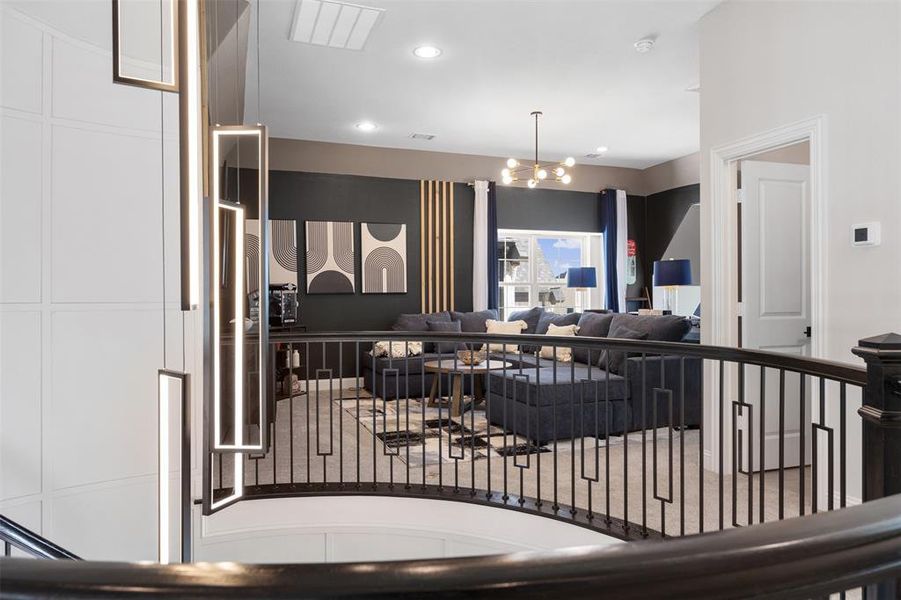 Furnished interior view inside a new home in Somercrest, Midlothian (Image 13).