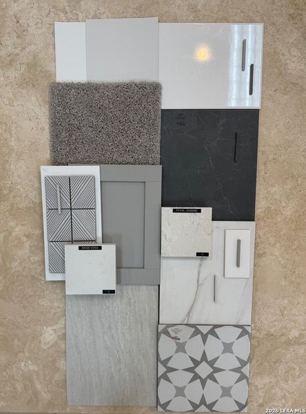 Sample of building materials used in homes in Alamo Estates, San Antonio (Image 40).